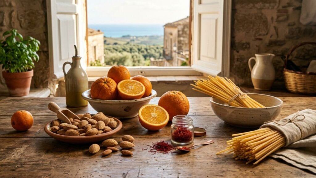 Arab-influenced Sicilian ingredients that shaped Italian cuisine.