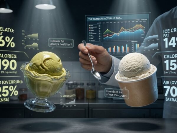 Is Gelato Healthier Than Ice Cream What the Numbers Actually Say