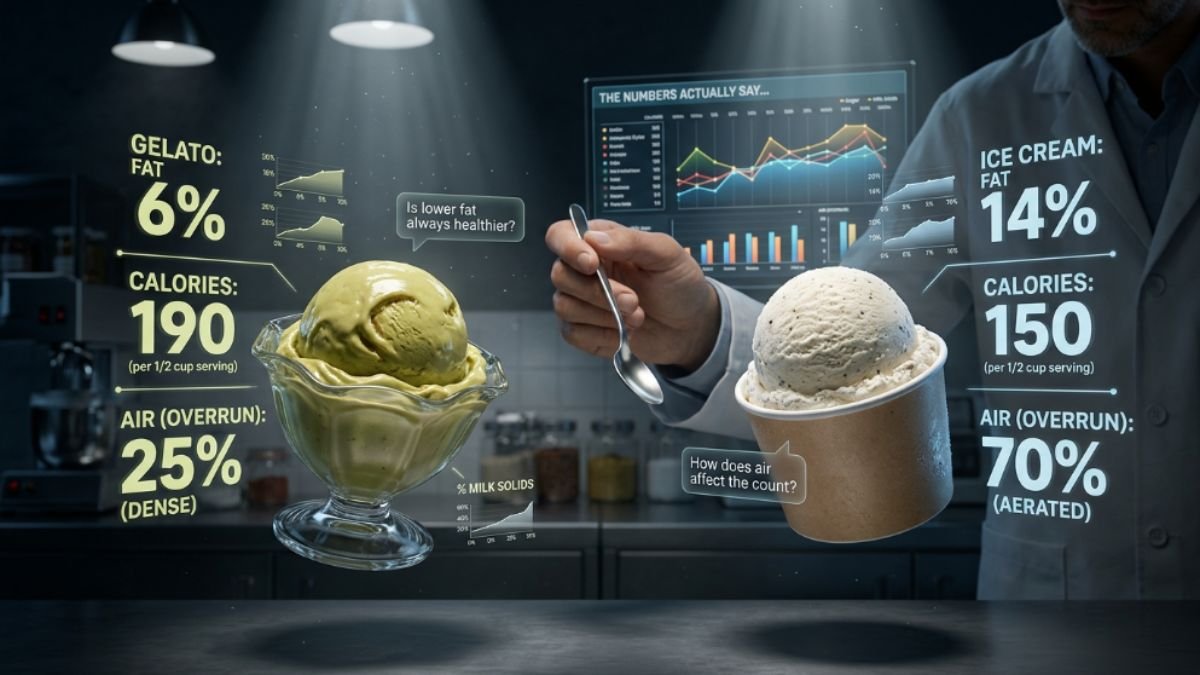 Is Gelato Healthier Than Ice Cream What the Numbers Actually Say